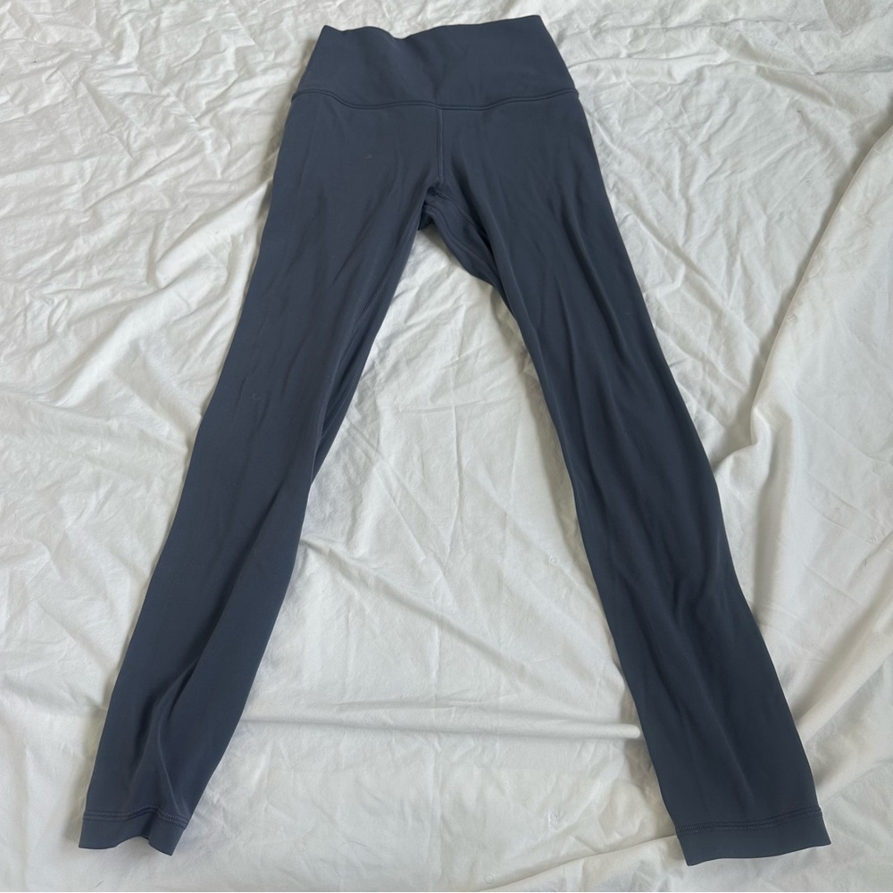 Blue-gray lululemon align leggings size 4